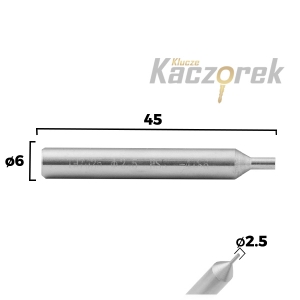 Čtecí hrot 103 - TH7025 - 2,5 mm - HSS