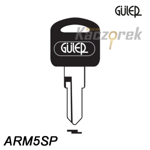 Bytový 033 - surový mosazný klíč - Guler ARM5SP