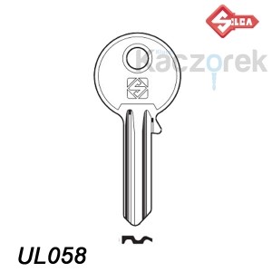Silca 027 - surový klíč - UL058