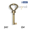 Nábytek 003 - 241 - G4 mosaz - surový klíč