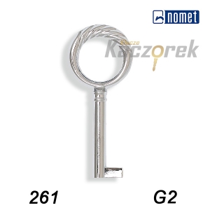 Nábytek 013 - 261 - G2 nikl kulatý - surový klíč