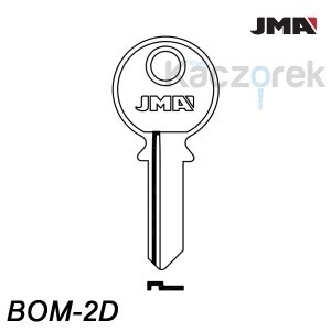 JMA 005 - surový klíč - BOM-2D