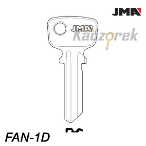 JMA 051 - surový klíč - FAN-1D