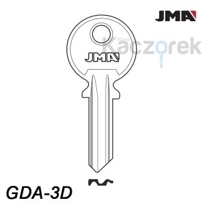 JMA 019 - surový klíč - GDA-3D