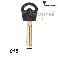 Mul-T-Lock 015 - surový klíč