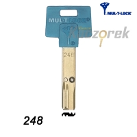 Mul-T-Lock 248 - surový klíč