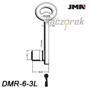 Klíč Tvarovy DMR-6-3L - surový klíč