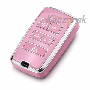 Pouzdro TPU 407 - Land Rover / Jaguar - růžové