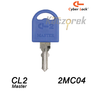 Rezidenční 252 - surový klíč - Cyber Lock CL2 Master 2MC04