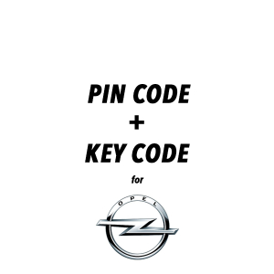 Pin kód a kód klíče do Opel