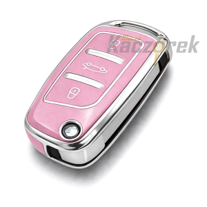 Pouzdro TPU 462 - Citroen / Peugeot  - růžové