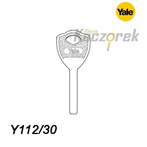 Bytový 131 - surový klíč -  YALE Y112/40-70/100 - pro litinové visací zámky Y112 40–70 mm